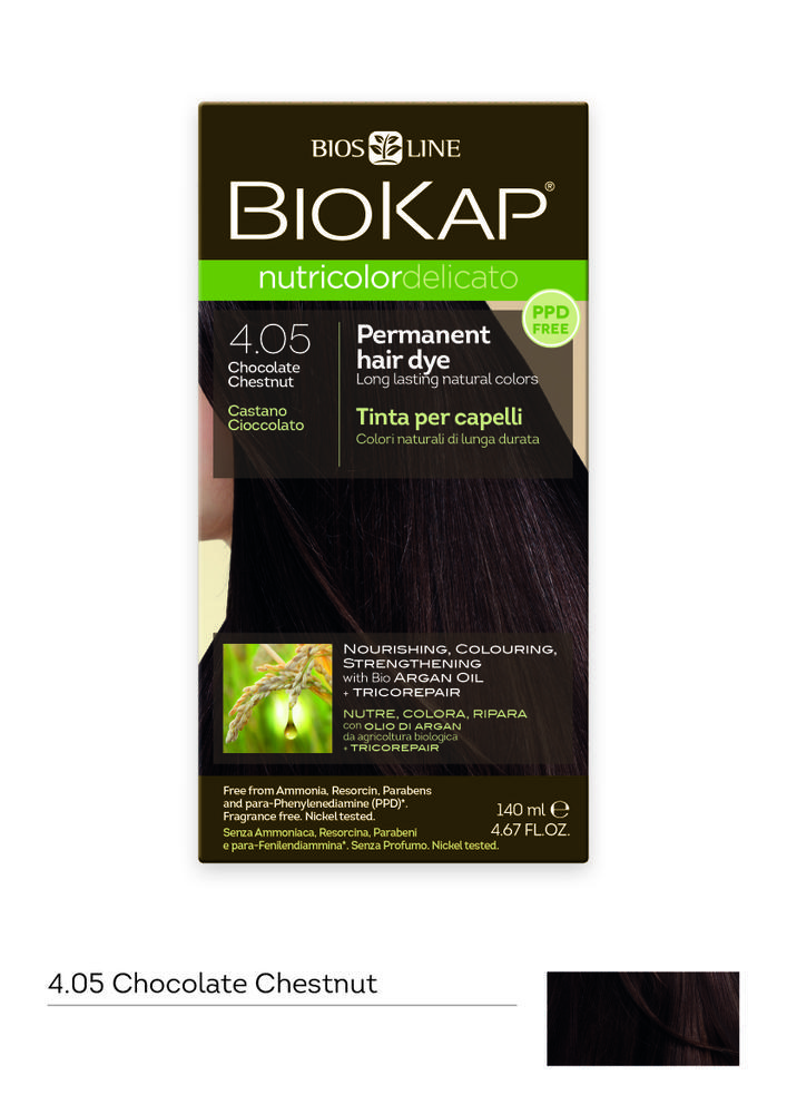 BioKap Nutricolor Delicato 4.05 Chocolate Chestnut