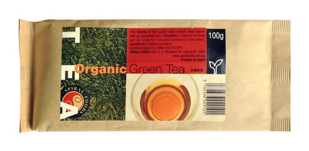Spiral Foods Green Tea Sencha B Gluten Free Organic