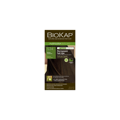 [25316926] BioKap Nutricolor Delicato Rapid 5.34 Honey Chestnut