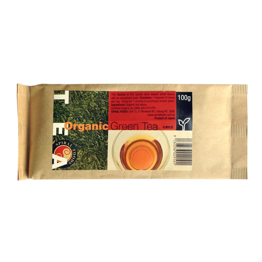 [25169799] Spiral Foods Green Tea Sencha B Gluten Free Organic