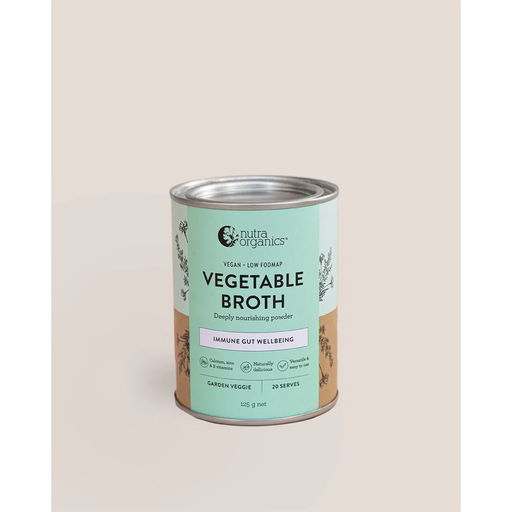 NutraOrganics Vegetable Broth Powder Garden Veggie