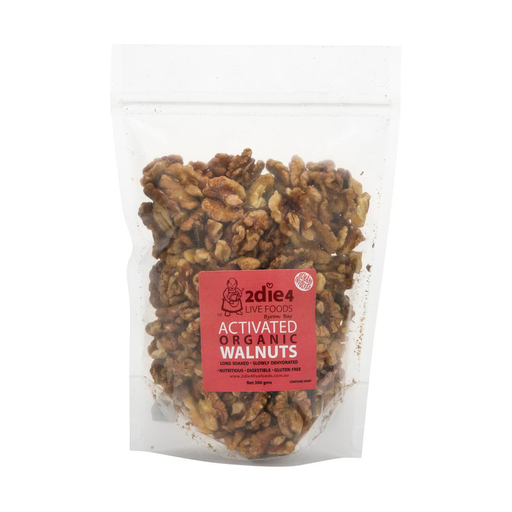 2Die4 Live Foods Organic Activated Walnuts Activated with Fresh Whey