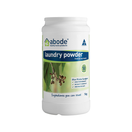 Abode Laundry Powder (Front &amp; Top Loader) Blue Mallee Eucalyptus