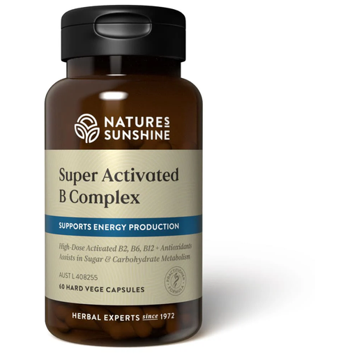 [25376999] Nature's Sunshine Super Activated B Complex 60c