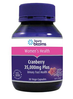 Henry Blooms Cranberry 30,000mg + Vit C 50mg