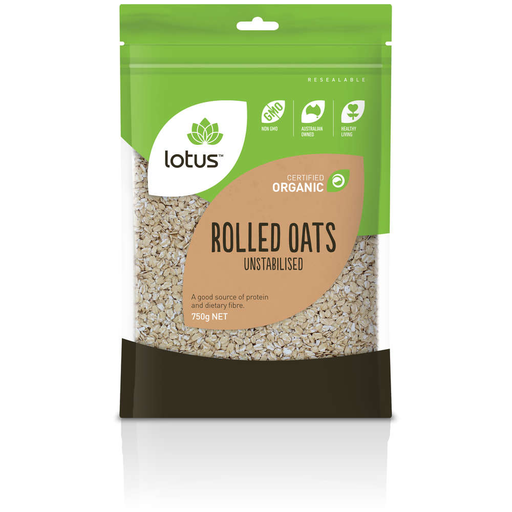 [25097788] Lotus Foods Oats Rolled Unstabilised Organic